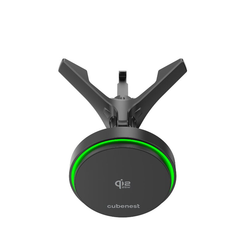 Cubenest Qi2.2 Magnetisches Kabelloses Autohalterung mit Ladefunktion SQ1C4