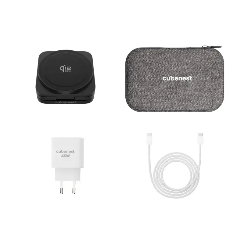 Qi2.2 MagSafe Ladegerät 3in1