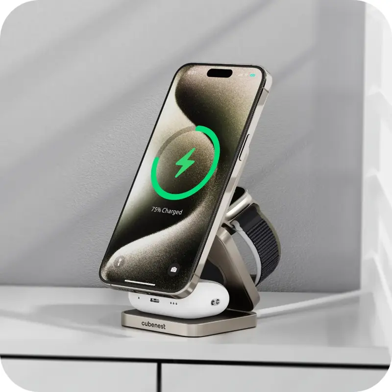 Qi2.2 MagSafe Ladegerät 3in1 Qi2.2 MagSafe Ladegerät 3in1