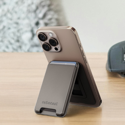 Cubenest Premium magnetische Wallet und Ständer WT01S Gold