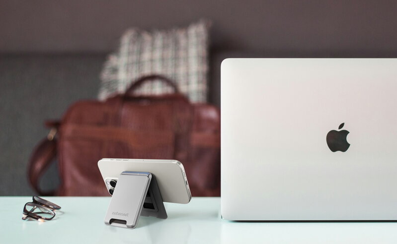 Cubenest Premium magnetische Wallet und Ständer WT01S Titan