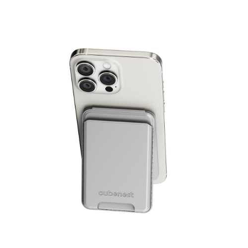 Cubenest Premium magnetische Wallet und Ständer WT01S Titan