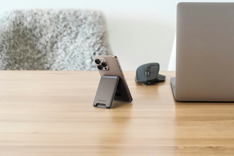 Cubenest Premium magnetische Wallet und Ständer WT01S Gold