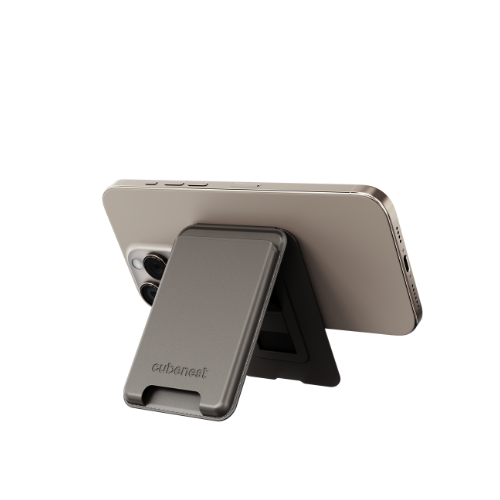 Cubenest Premium magnetische Wallet und Ständer WT01S Gold