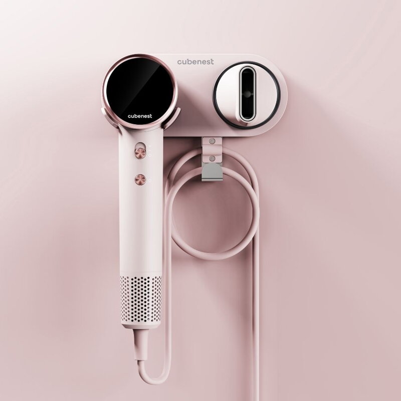 Cubenest Magnetischer Halter für Föhn SwiftDry SDHD01 rosa