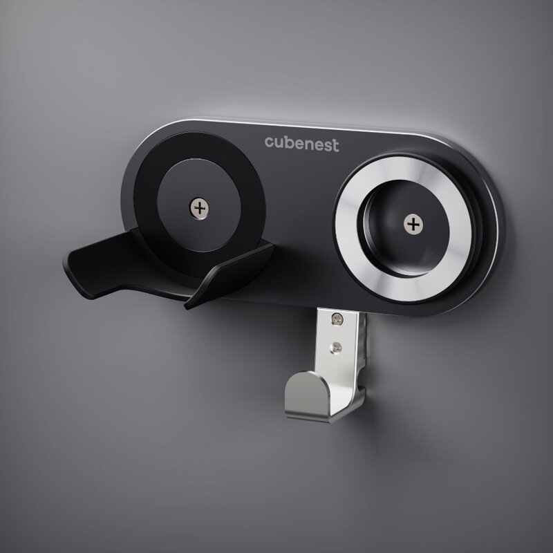 Cubenest Magnetischer Halter für Föhn SwiftDry SDHD01 grau