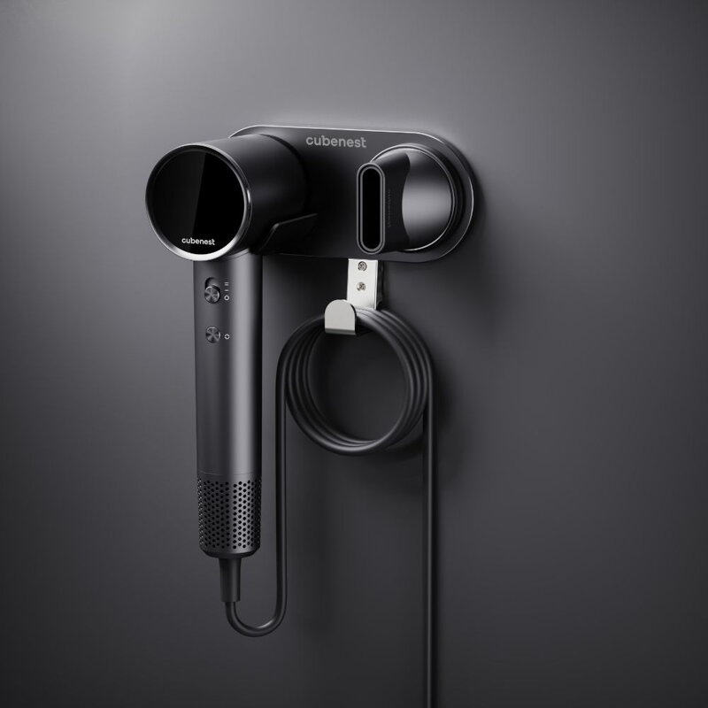 Cubenest Magnetischer Halter für Föhn SwiftDry SDHD01 grau