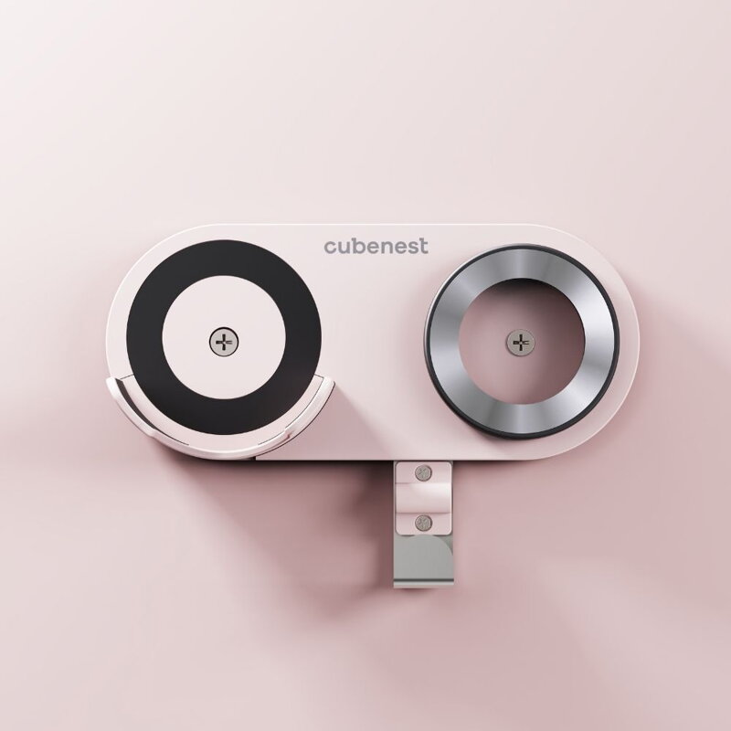 Cubenest Magnetischer Halter für Föhn SwiftDry SDHD01 rosa