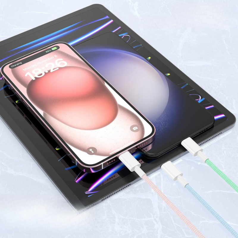 Cubenest USB-C/USB-C Kabel 60W 1m 4Stk.