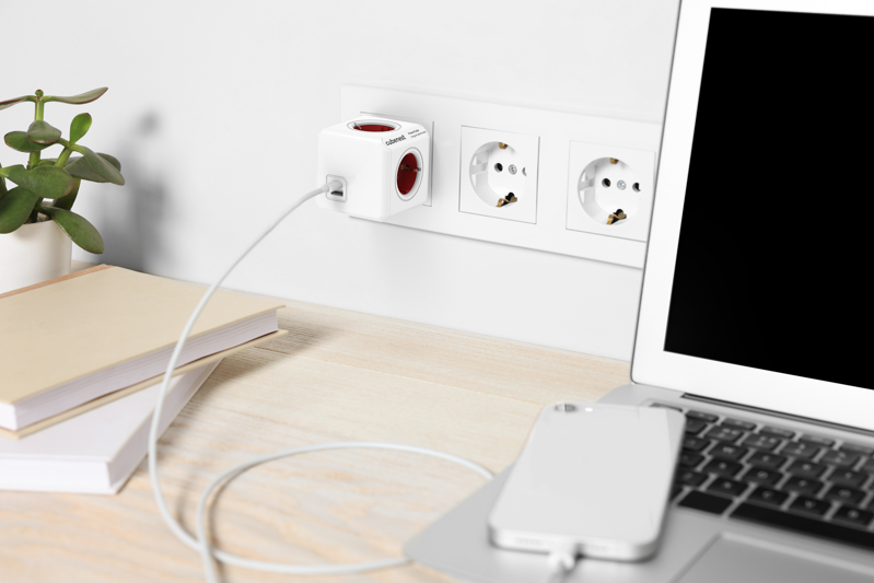 Cubenest PowerCube Original USB A+C PD 20 W Type F Rot