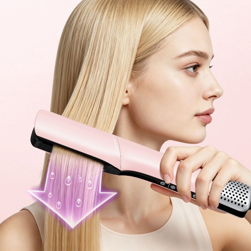 Cubenest Heißluft-Glätteisen SwiftDry SDHS01 rosa